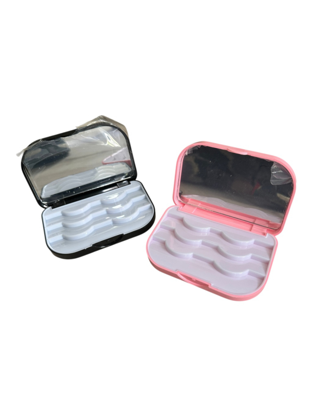 Set of 2 - 3 Tiered Eyelash Travel Storage Case